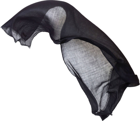 scarf of cashmere in black