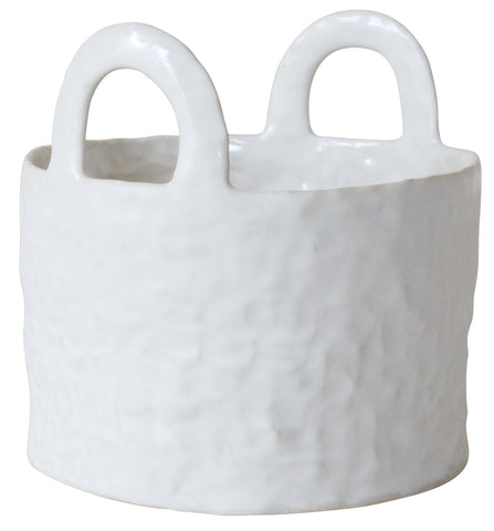 medium white basket